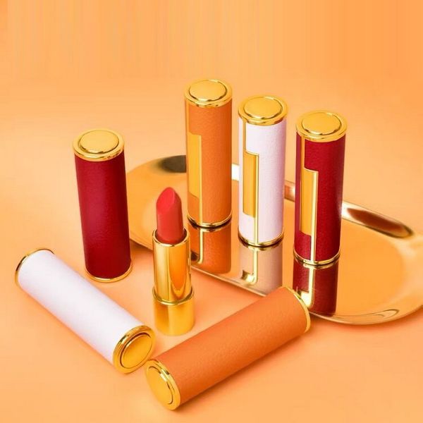 100Pcs Lip Balm Tubes Lipstick bottle Tube Leather Pressed Empty 3g DIY Handmade Refillable Cosmetic Container