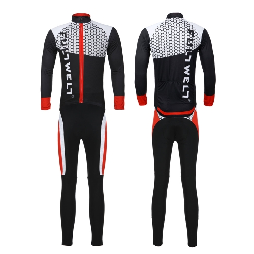 Cycling Clothing Set Sportswear Bicycle Bike Outdoor Long Sleeve Jersey + Pants Breathable Men