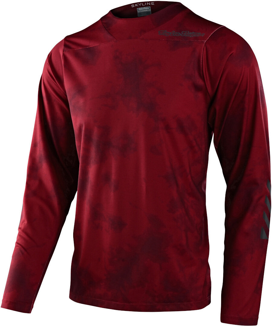 Troy Lee Designs Skyline Tie Dye Bicycle Jersey, red, Size S, red, Size S