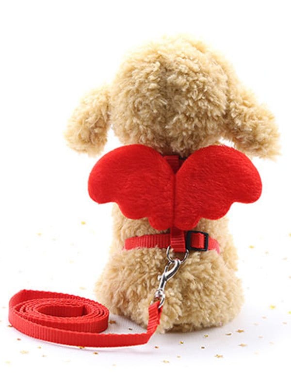 Pet Angel Wing Shape Dog Cat Traction Leash Rope