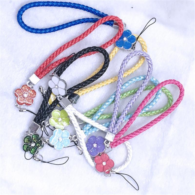 mobile phone lanyard wrist ornaments plum rope badge badge Keychain mobile phone rope factory direct