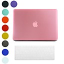 Surface givré PC de conception dure de cas avec le clavier de peau de couverture pour MacBook Air (couleurs assorties)
