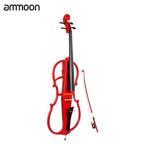 ammoon 4/4 Full Size Solid Wood Electric Cello