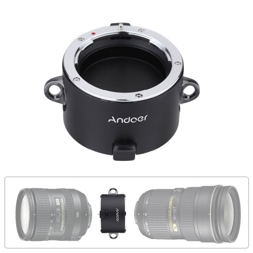 Andoer Stand-by Helper Quick Changing Tool Fast Lens Changing Equipment Double Dual Lens Holder with Strap Lanyard for Nikkor Sigma Tamron Zeiss Tokina F-Mount Lens