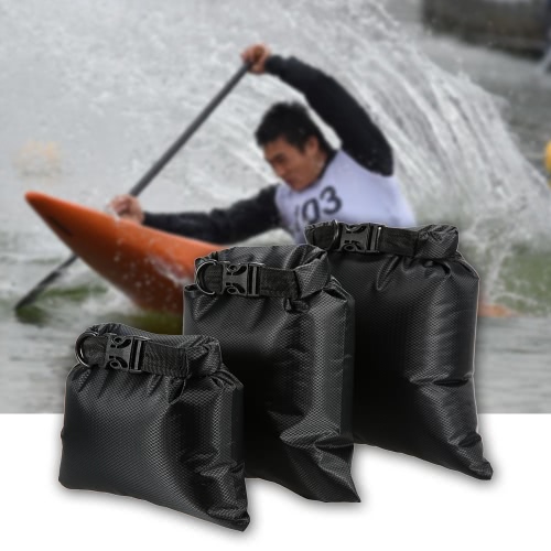 Pack de 3 1L + 2L + 3L Sac étanche Dry Portable Outdoor Ultraléger Dry Sacks Camping Backpacking Kayak