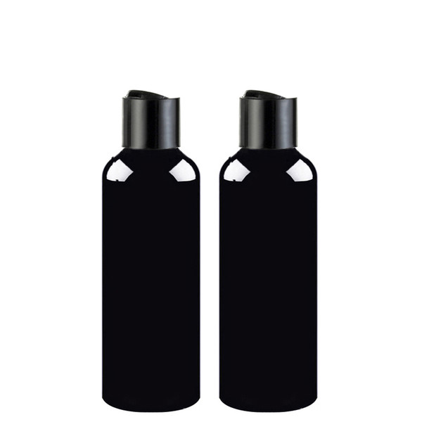 100ml 150ml 200ml 250ml 300ml empty shampoo containers with black disc cap,black pet bottle press lid,cosmetic packaging,shampoo bottle