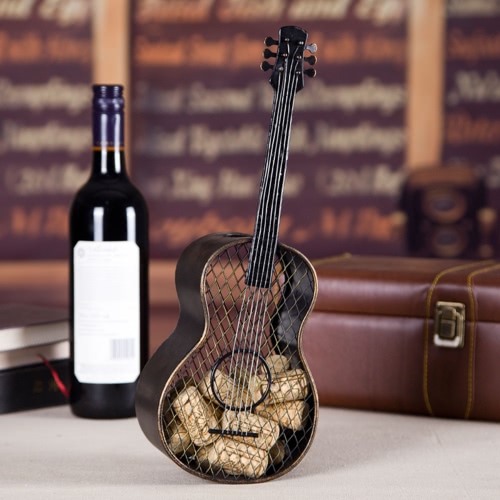 Tooarts Guitar conteneurs vin en liège Artisanats Décoration Décorations artisanales pratiques