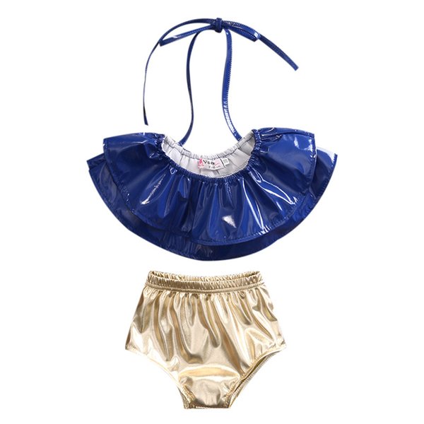 Summer Newborn Kids Baby Girl Ruffle Swimwear Bikini Tankini Swimsuit Swimming Costume Set Beachwear