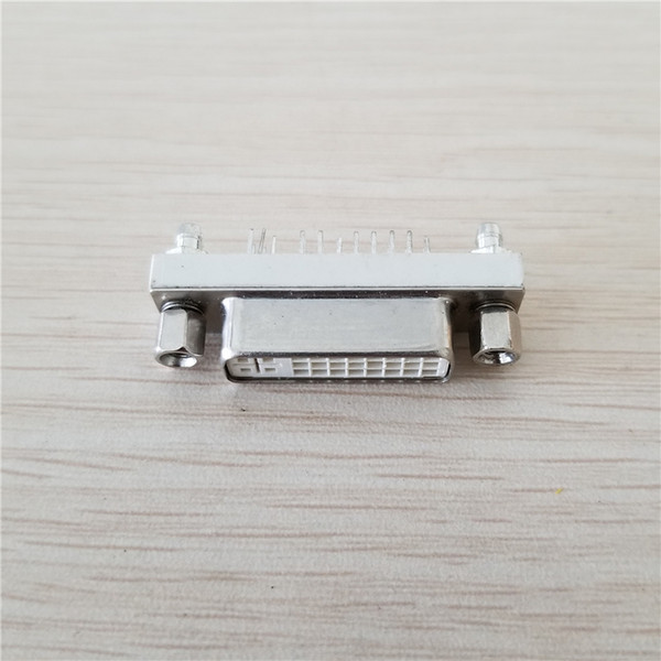 10pcs/lot dvi welding plug 24pin + 5pin female to 24pin + 1pin male connector adapter