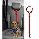 Dog Cat Pets Harness Leash Car Seat Harness / Safety Harness Portable Retractable Soft For Car Adjustable Flexible Durable Safety Solid Colored Classic Nylon Husky Labrador Alaskan Malamute Golden