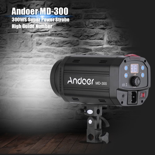 Andoer MD-300 900W (300W * 3) Studio Strobe Flash Light Kit