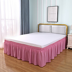 Basics Ruffled Bed Skirt Dust Ruffle Wrap Around Easy On/Off And Fit Wrinkle And FadeResistant Solid Color Lightinthebox