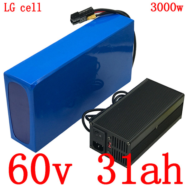60V 30AH 60V lithium battery electric scooter electric bike battery use LG cell for motor ebike 60V 1500W 2000W 3000W free