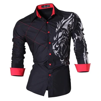 Jeansian Spring Autumn Features Shirts Men Casual Jeans Shirt New Arrival Long Sleeve Casual Slim Fit Male Shirts Z030