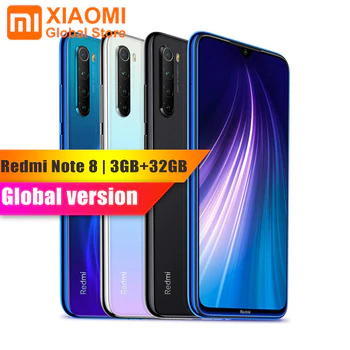 Global Version Xiaomi Note 8 3GB RAM 32GB ROM Mobile Phone Note8 Snapdragon 665 Quick Charging 4000mAh Battery 48MP SmartPhone