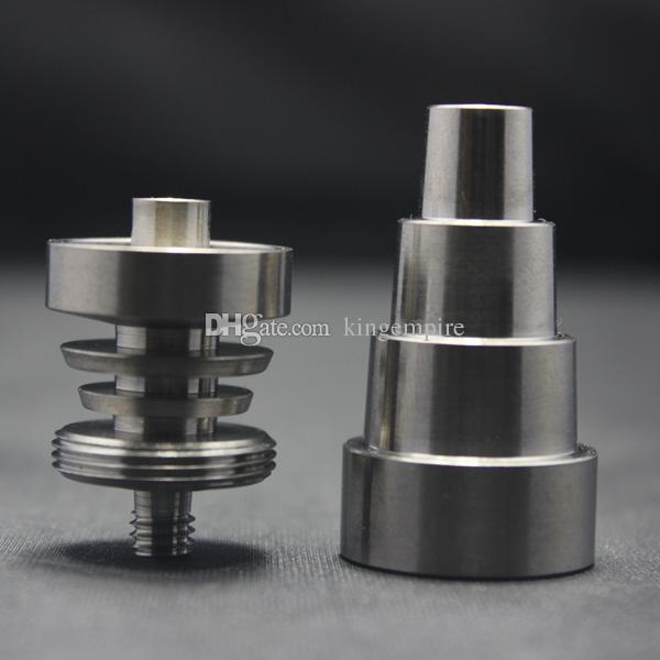 Universal Domeless Titanium Nail for Glass Bongs 10mm 14.5mm 18.8mm Male and Female GR2 Titanium Nail for Oil Rigs