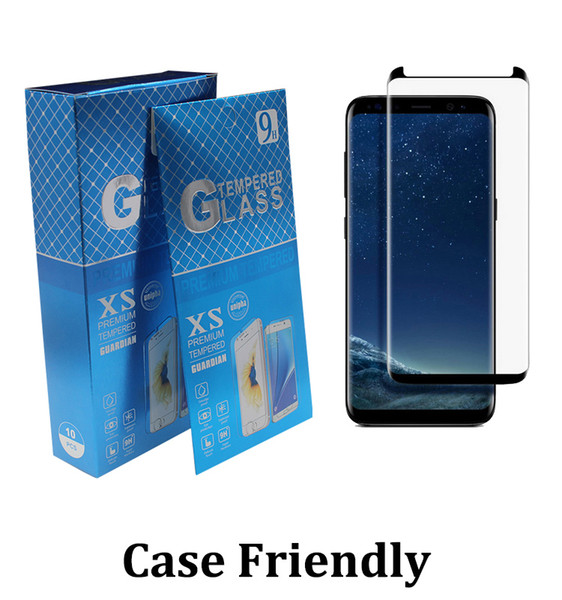 Case Friendly Tempered Glass 3D Curved No Pop up Screen Protector for Samsung Galaxy S23 S22 Note 20 ultra 10 9 8 S7 edge S8 S9 S10 S20 S21 Plus