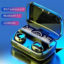 M10 TWS Wireless Bluetooth 5.1 Earphone 2000mAh Power Bank True Wireless Headphones Sports Bluetooth Headset 9D HIFI Sound Earbuds Lightinthebox