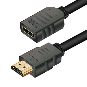 HDMI Extension Cable male to female 1M/2M/3M/5M HDMI 4K 3D 1.4v HDMI Extended Cable for HD TV LCD Laptop PS3 Projector