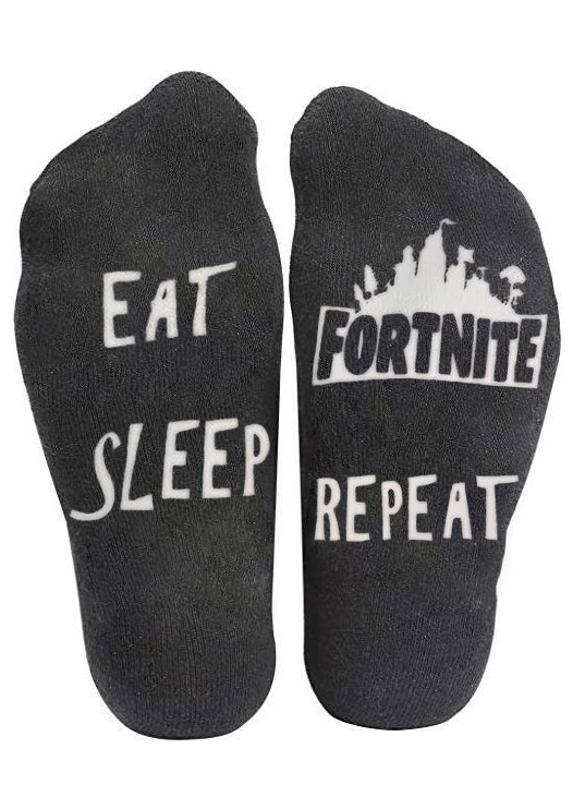 Eat Sleep Fortnite Repeat Socks