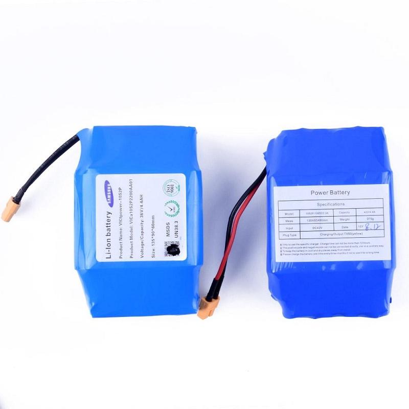 Scooter batteries 2015 VICTpower 102SP 36V 4400Mah Samsung 18650 A Grade Replacement Lithium Battery For Self balancing Scooter DHL FEDEX