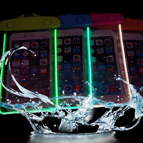 Bolso elegante universal del teléfono de Waterprooof del PVC de la fluorescencia luminosa para todos los teléfonos