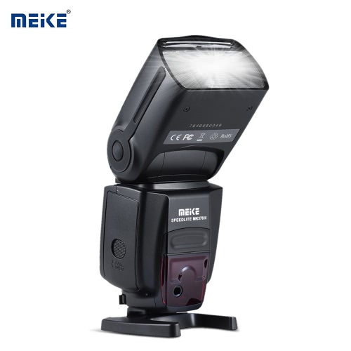 MEIKE MK570II GN58 2.4G Wireless Master Slave Speedlight Flash for Canon Nikon Pentax Olympus DSLR Camera