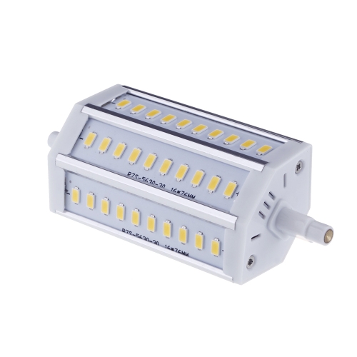 R7s 10W 30 LEDs 5630 SMD ahorro bombilla lámpara 118mm 100-240V blanco Reemplace reflector de halógeno