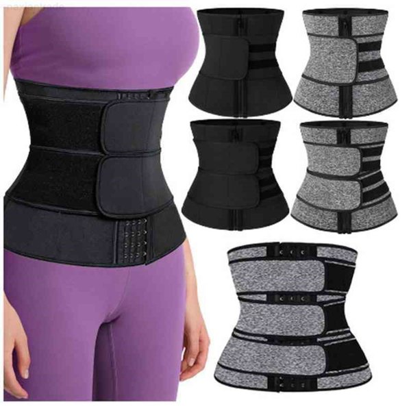 Straight body shaping double belt zipper women's body shaping cloth large sports breasted BODYSUIT