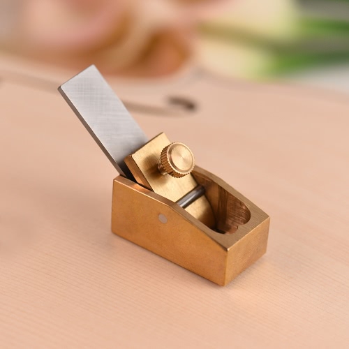 Convex Curved Sole Woodworking Plane Cutter Brass Luthier Tool for Violin Viola Cello Wooden Instrument