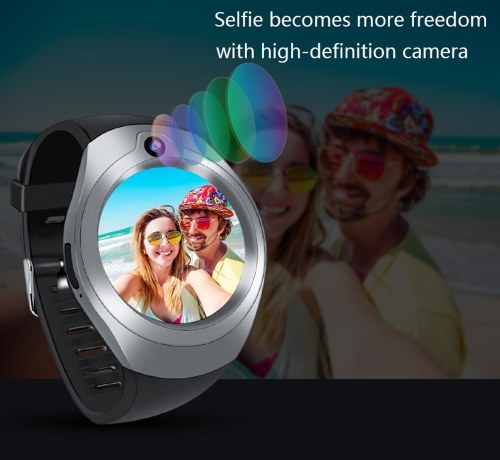 Smart Watch Phone GPS Position 2G 3G Network 1G+16G Fashion Casual Life Waterproof Front Camera Sport SIM Card Wristwatch for Android 5.1