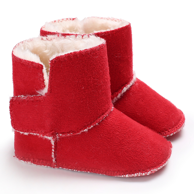Baby / Toddler Solid Furry Warm Snow Boots