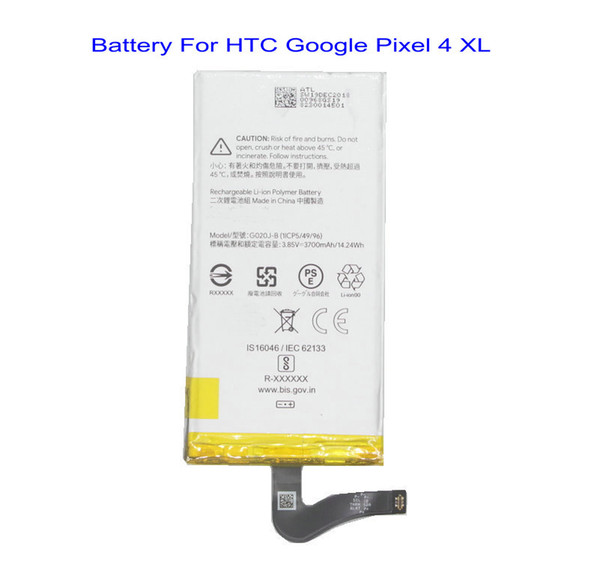 1x 3700mAh / 14.24 Wh G020J-B Pixel 4 XL Phone Replacement Battery G020J-B For Google Pixel 4 XL Pixel4 XL Batteries