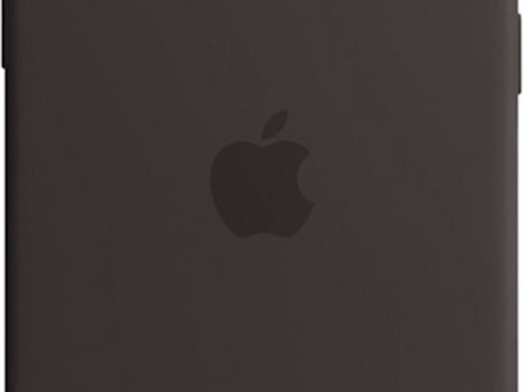 Apple Silikon Case mit MagSafe für iPhone 12/12 Pro (Schwarz)