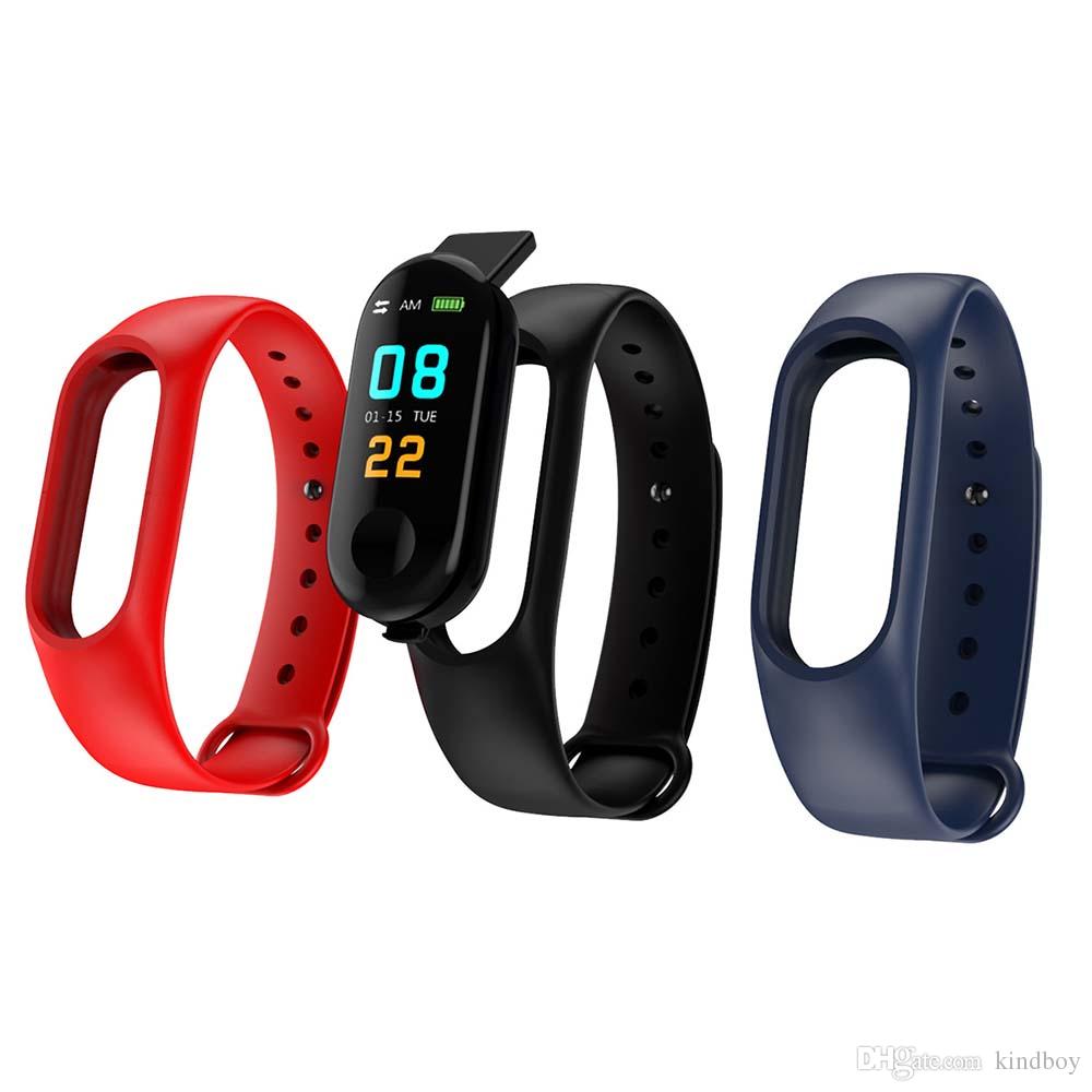 M3 Smart Bracelet smart watch Heart Rate Monitor bluetooth Smartband Health Fitness Smart Band for Android iOS activity tracker DHL ship