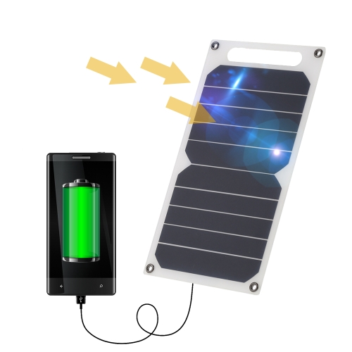 Ultra Thin Solar Charger Panel with USB Ports