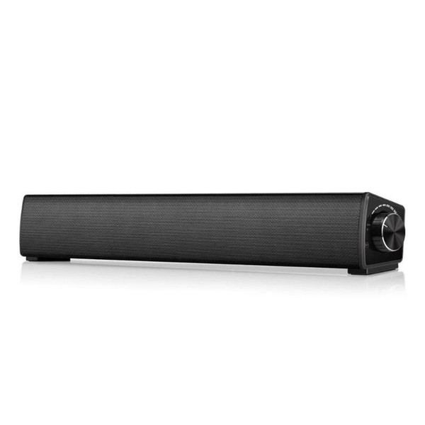 pc soundbar, wired and wireless pc soundbar home theater stereo sound bar for pc, desk lap tablet, smartphone, projector