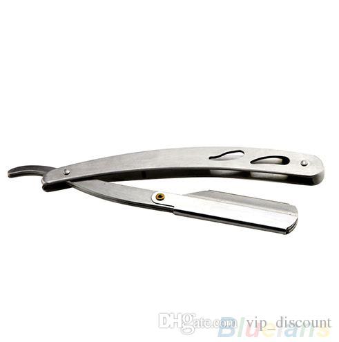 Straight Barber Edge Steel Razor Folding Shaving Knife Holder Rack Without Blade