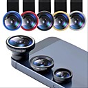 Objectif de téléphone fisheye 0.67x objectif zoom grand angle fish eye 10x objectifs macro kits de caméra avec objectif à clip sur le téléphone pour smartphone