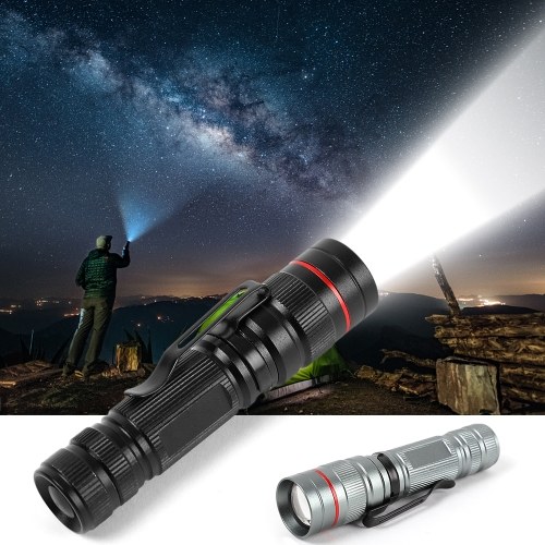 Mini LED Inspection Flashlight Pocket Pen Light Telescopic Zoomable LED Torch Light Lamp Reading Camping Fishing Light