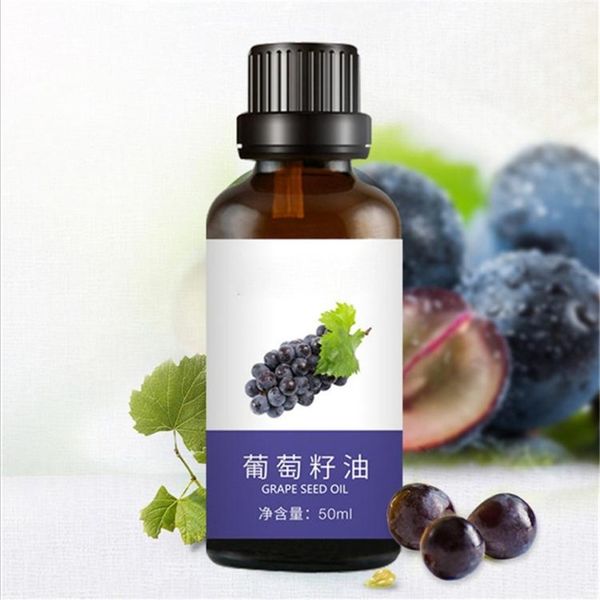 50ml Fragrance France Grape Seed Essential Oils Organic Synthetic Natural Plants Extraction Aromatherapy Massage body face Multi Purpose
