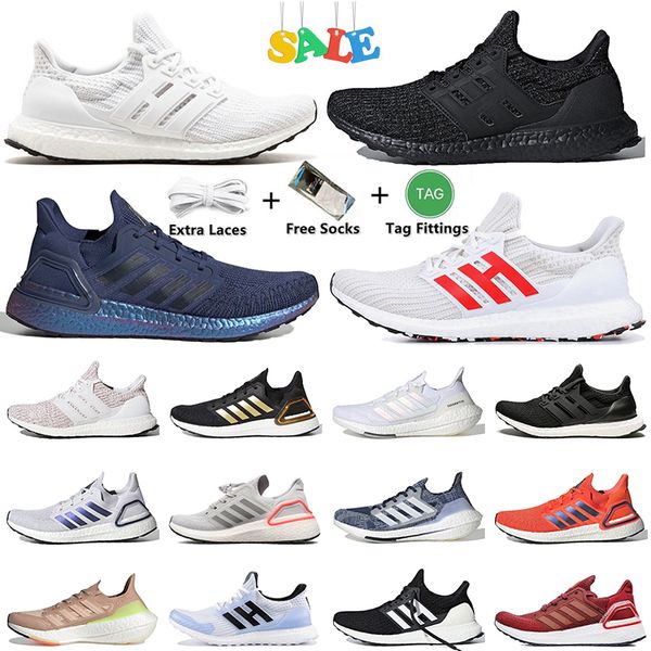 Ultraboosts 20 21 Running Shoes UB 4.0 6.0 Mens Womens Ultra Se Triple White Black ISS US National Lab Dash Grey Chaussures platform boots boosts Trainers Sneakers 36-45