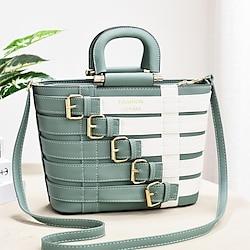 Women's Crossbody Bag Handbag Daily Date Office  Career Solid Color turmeric Black Mint Green Lightinthebox