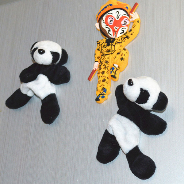 cute soft plush panda fridge magnet refrigerator sticker gift souvenir*
