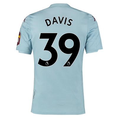 Aston Villa Away Elite Fit Shirt 2019-20 with Davis 39 printing