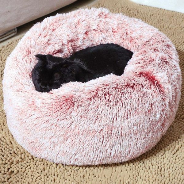 Cat Beds & Furniture Bed Long Plush Super Soft Pet House Kennel Dog Winter Warm Sleeping Bag Puppy Cushion Mat Supplies MatAAA