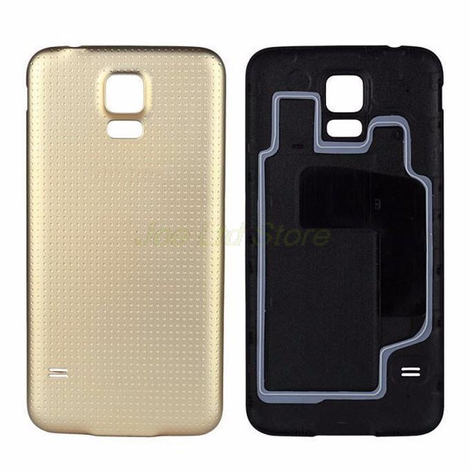 For Samsung Galaxy S5 G900 Battery Door Back Cover Rear Housing Case Replacement +Logo