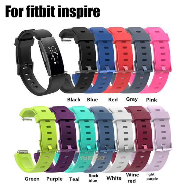 New For Fitbit Inspire/Inspire HR Smart Watch Strap Band Sport Silicone Wristband for Fitbit Inspire Heart Rate Watch band