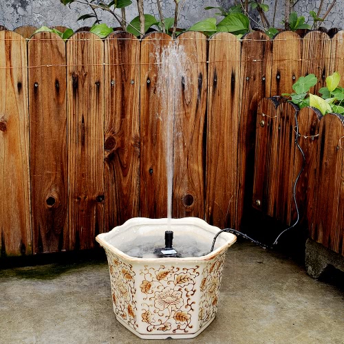 Anself Fuente de energía solar piscina de agua de la bomba Garden Plants Kit de riego