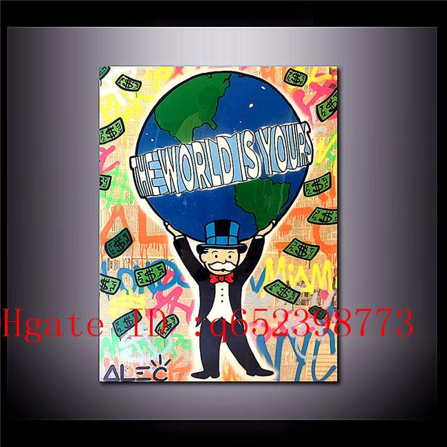 Alec Monopoly -113,Home Decor HD Printed Modern Art Painting on Canvas (Unframed/Framed)